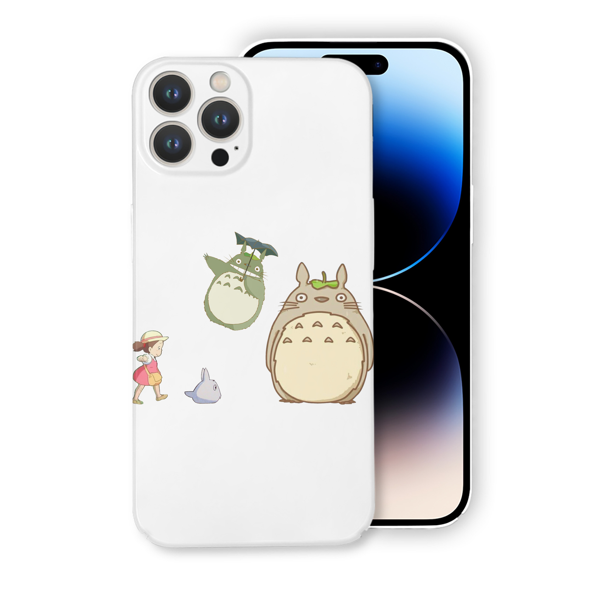 （画像用） となりのトトロ 草壁メイ 草壁サツキ My Neighbor Totoro Satsuki Kusakabe Mei Kusakabe 【iPhone 14シリーズ対応】ハードケース